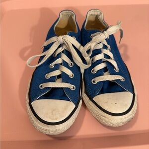 Blue Kids Converse Sneakers, Size 1 youth